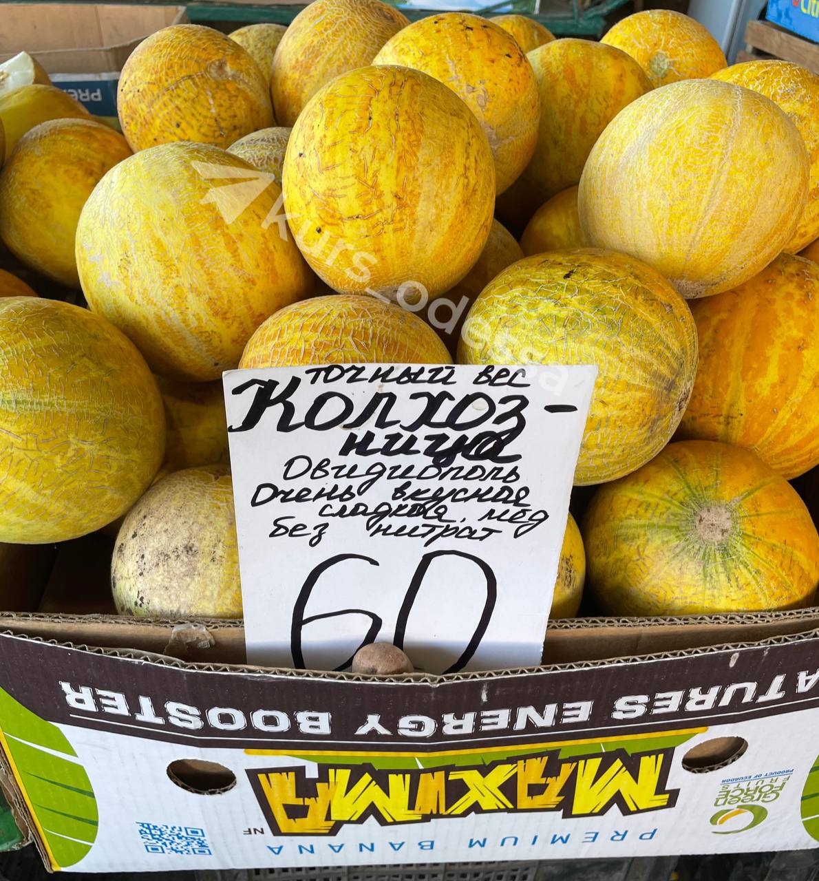Почем продают дыни и арбузы на одесском Привозе.