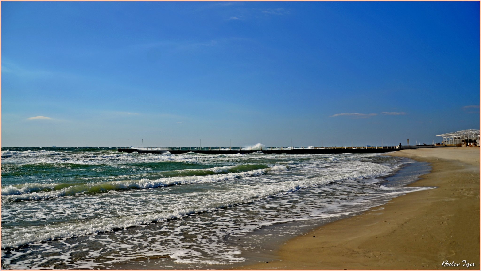 Пустые пляжи Одессы.