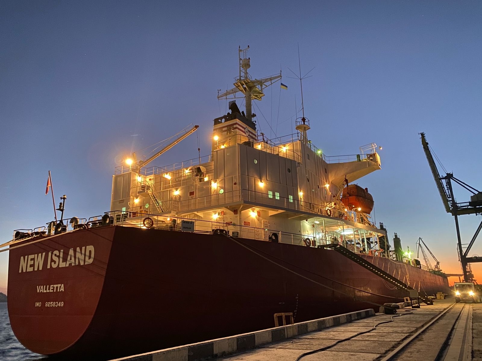 Пятое зафрахтованное ООН судно вышло из Одесской области.