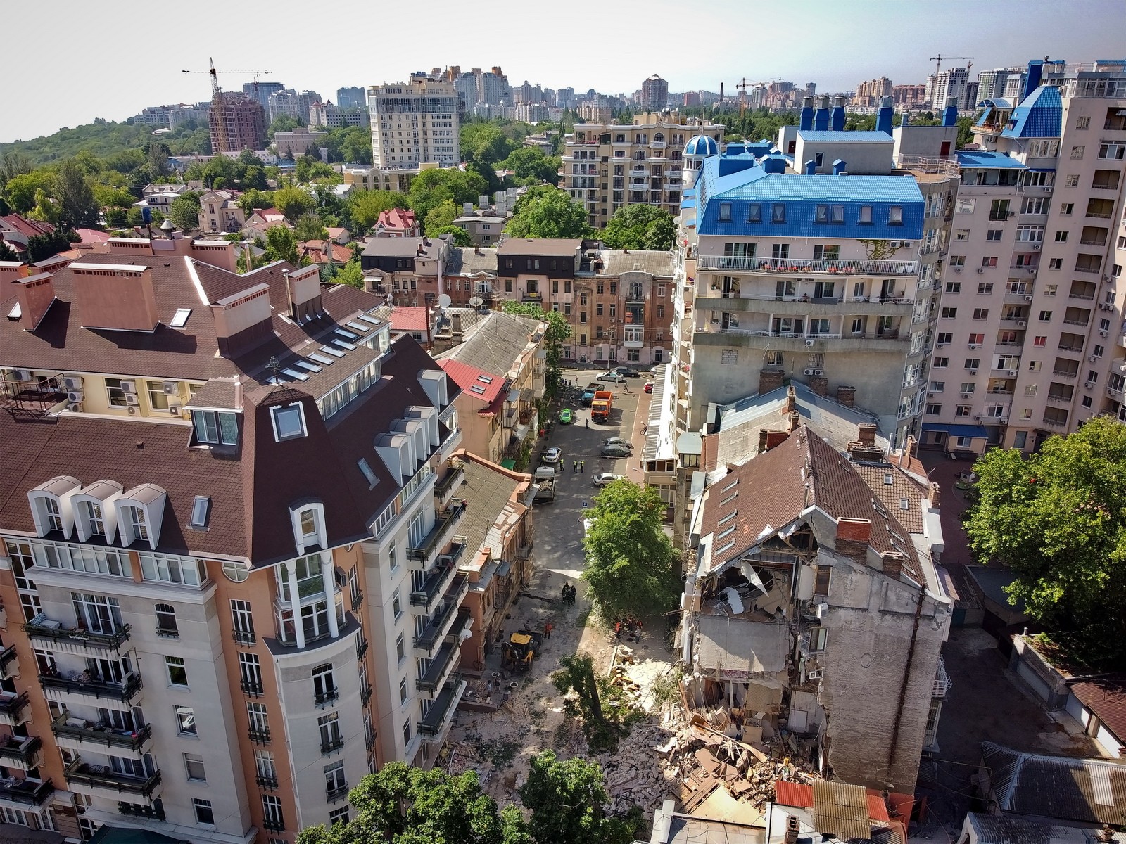 Обрушение на Ясной. Фото горсовета