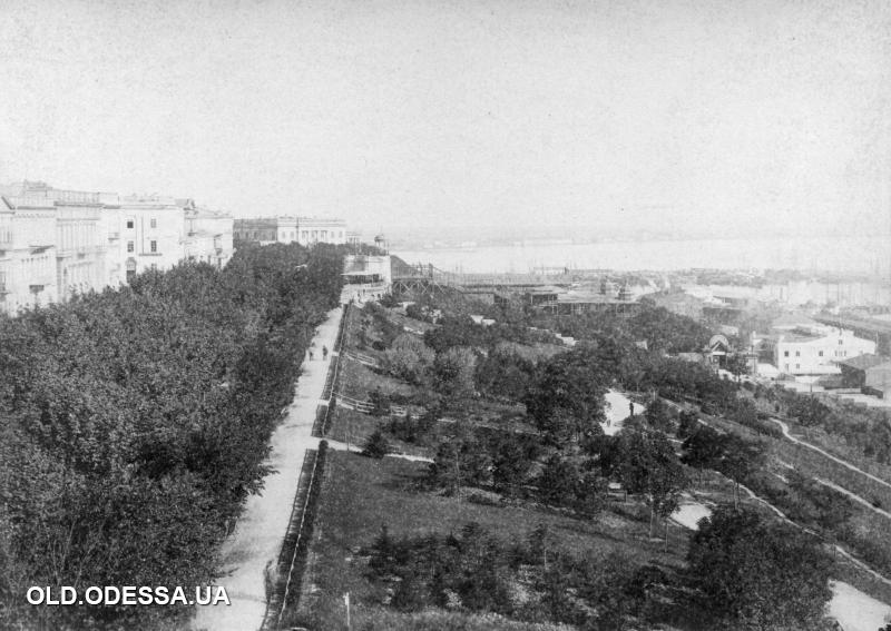 Одесса. Приморский бульвар. 1880-е. Фото: viknaodessa.od.ua