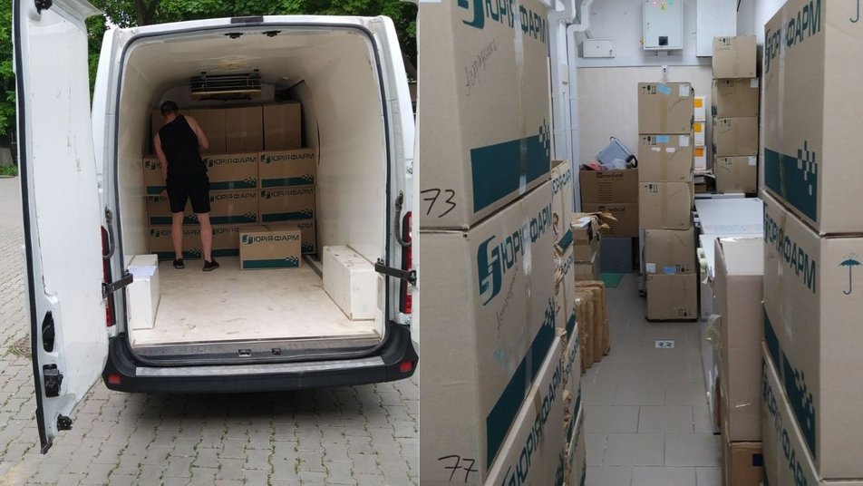 В Одесскую область завезли 31 700 доз вакцины AstraZeneca. Фото: Центр общественного здоровья