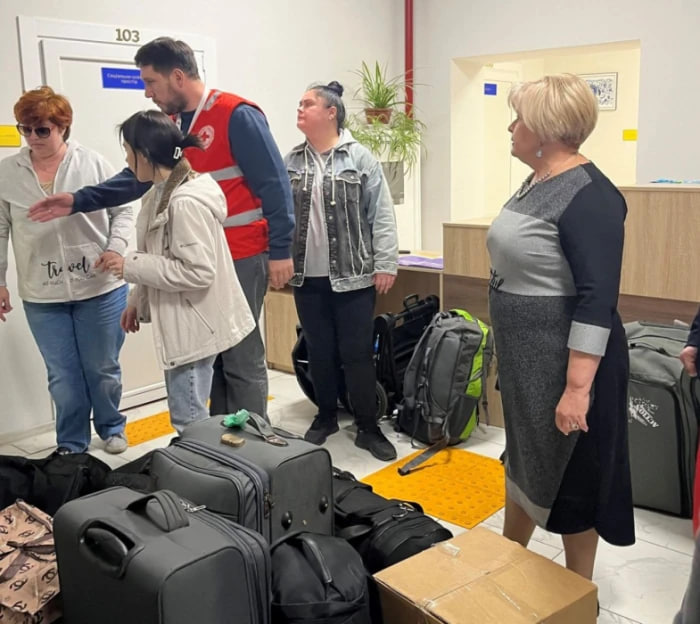 Одесса принимает эвакуированных жителей из Донецкой области.