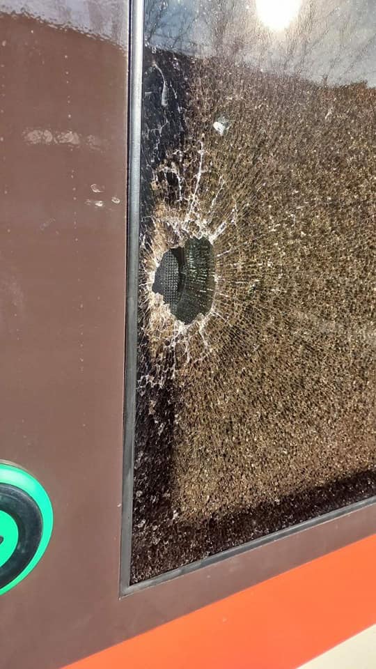 Новый поезд "Одесса-Измаил" уже испортили вандалы. Фото: facebook.com/Ukrzaliznytsia