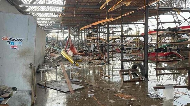 Обстрел дома в селе Таирово в Одесской области.