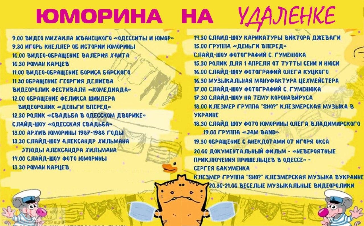 Программа Юморины на удаленке. Фото горсовета