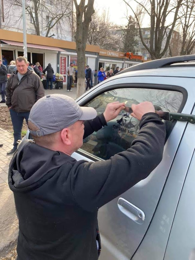 В Одессе стреляли из-за Сталина. Фото Демьяна Ганула