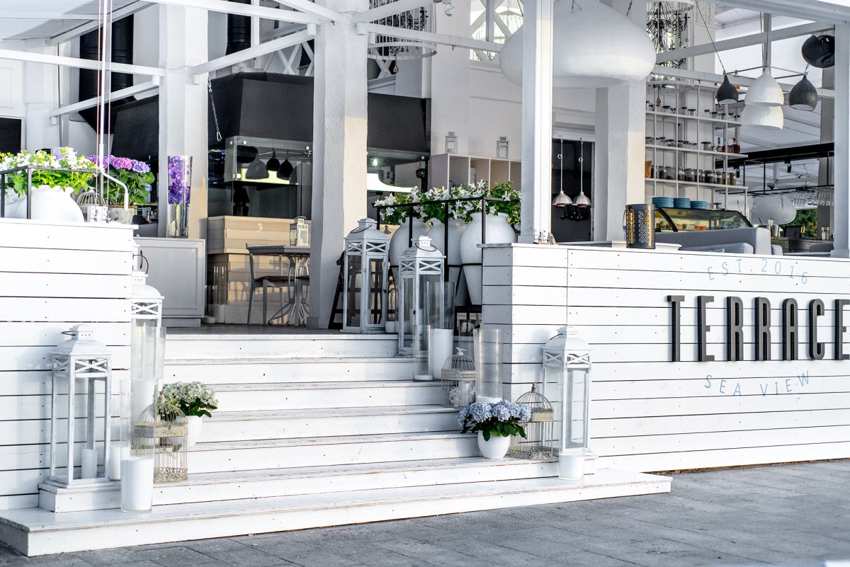 Какие летние площадки работают после послабления карантина в Одессе. Фото: Terrace. Sea View