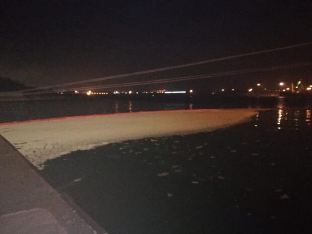 Под Одессой в море сбросили тонны пальмового масла