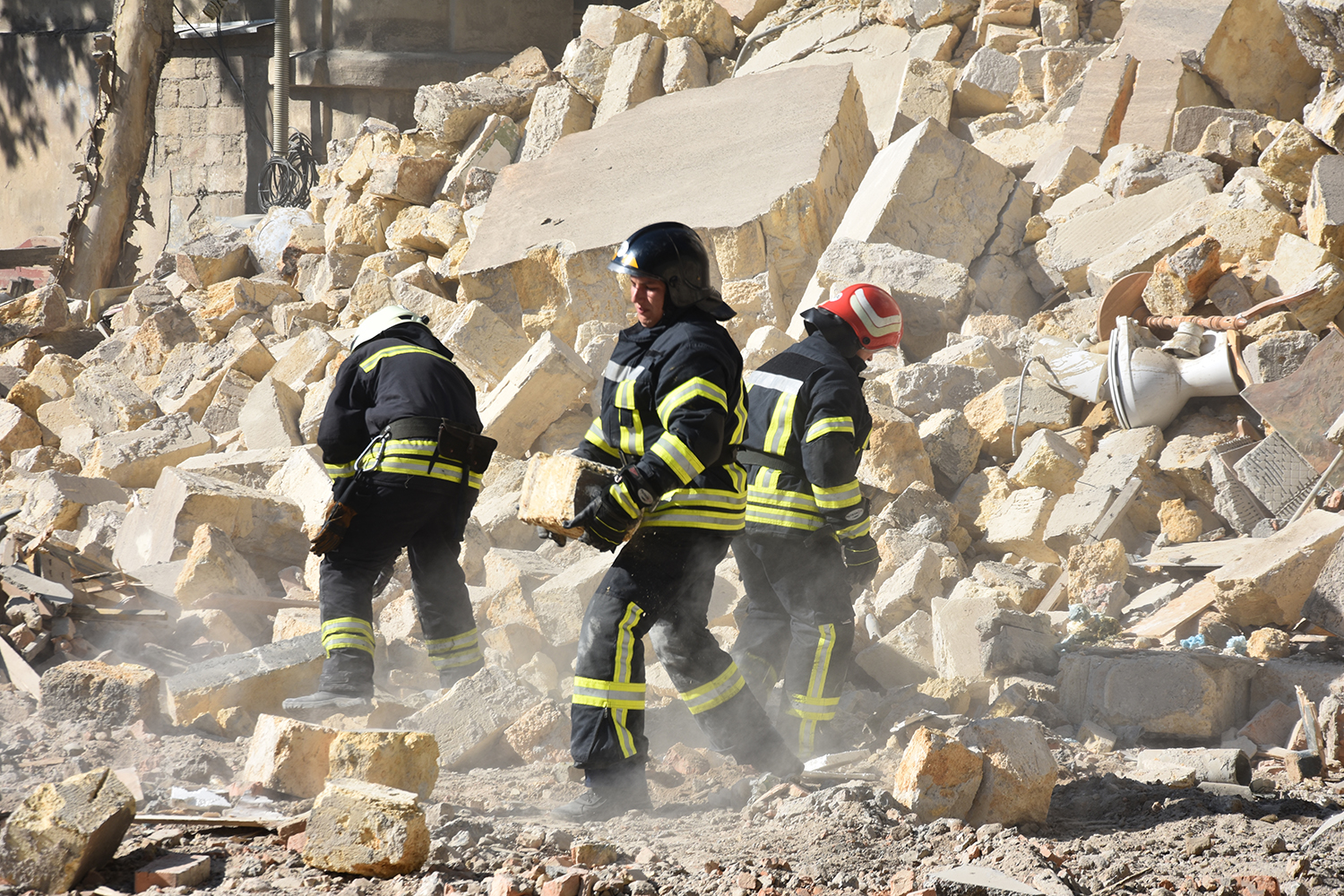 Обвал на Торговой. Фото: ГСЧС