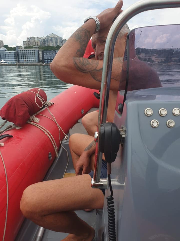 Фото спасательно-водолазной службы Одесского горсовета. 