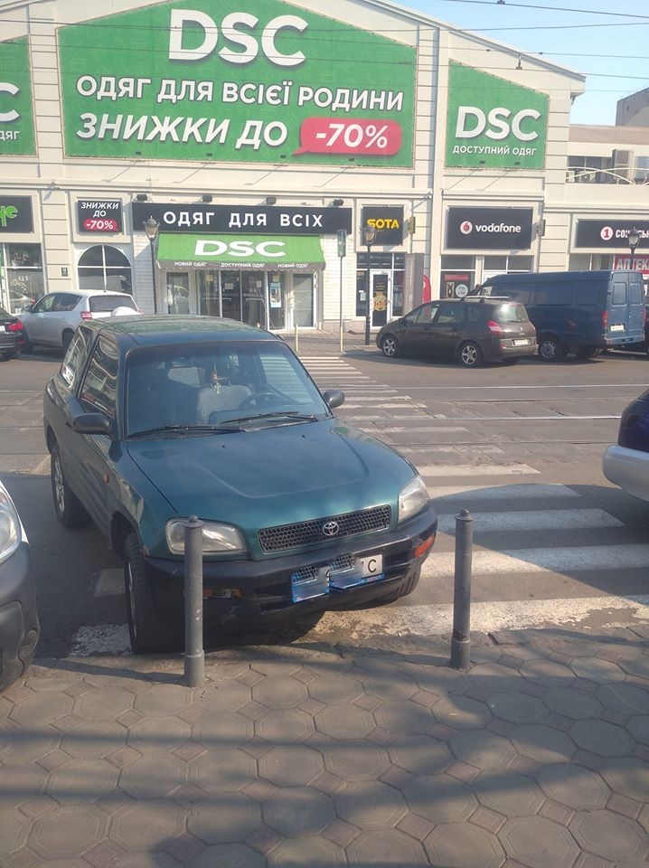 свежая фотоподборка наглых водителей в Одессе