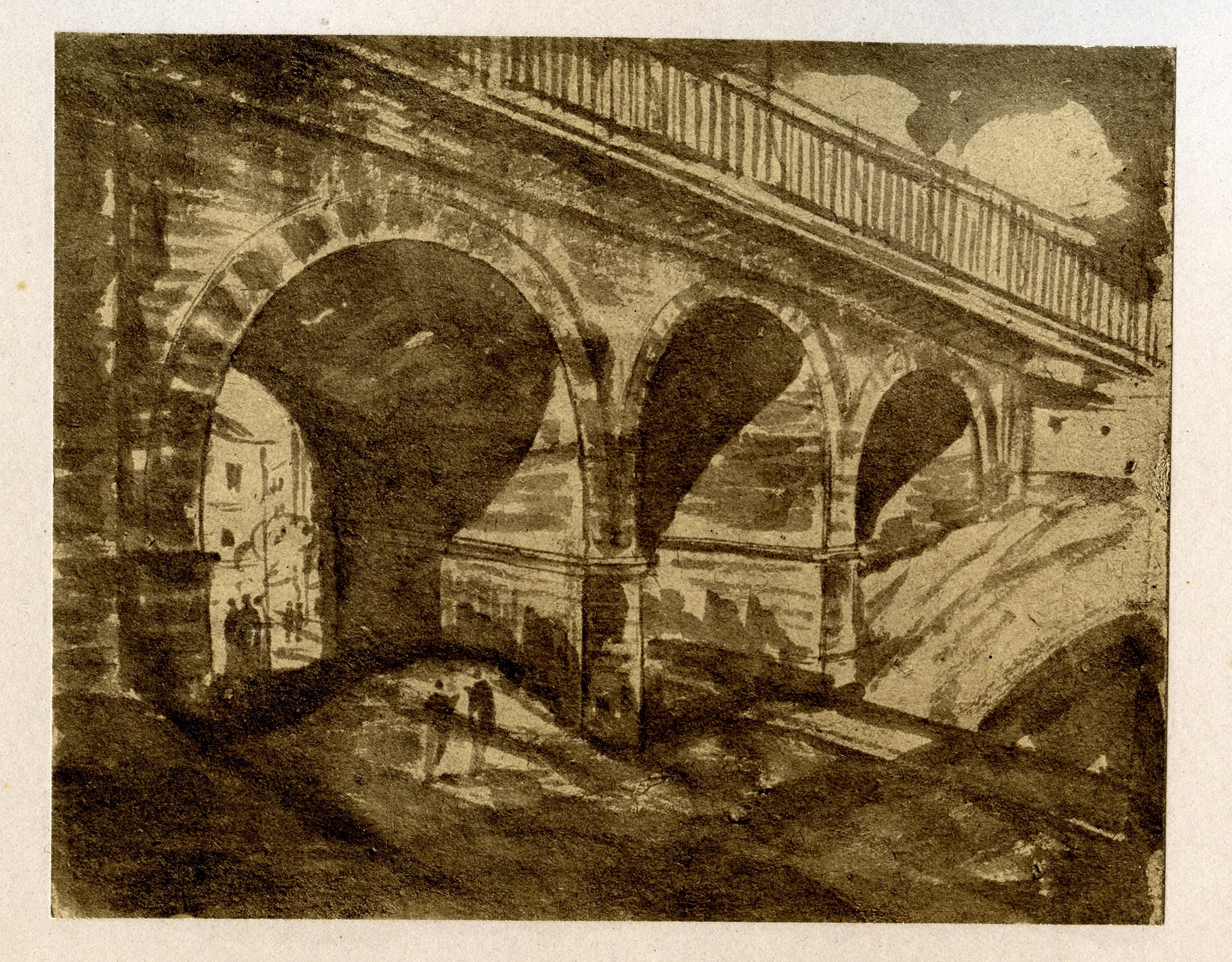 Строганів міст, аркади. Закінчено 1862 року архітектором Гонсіоровським.