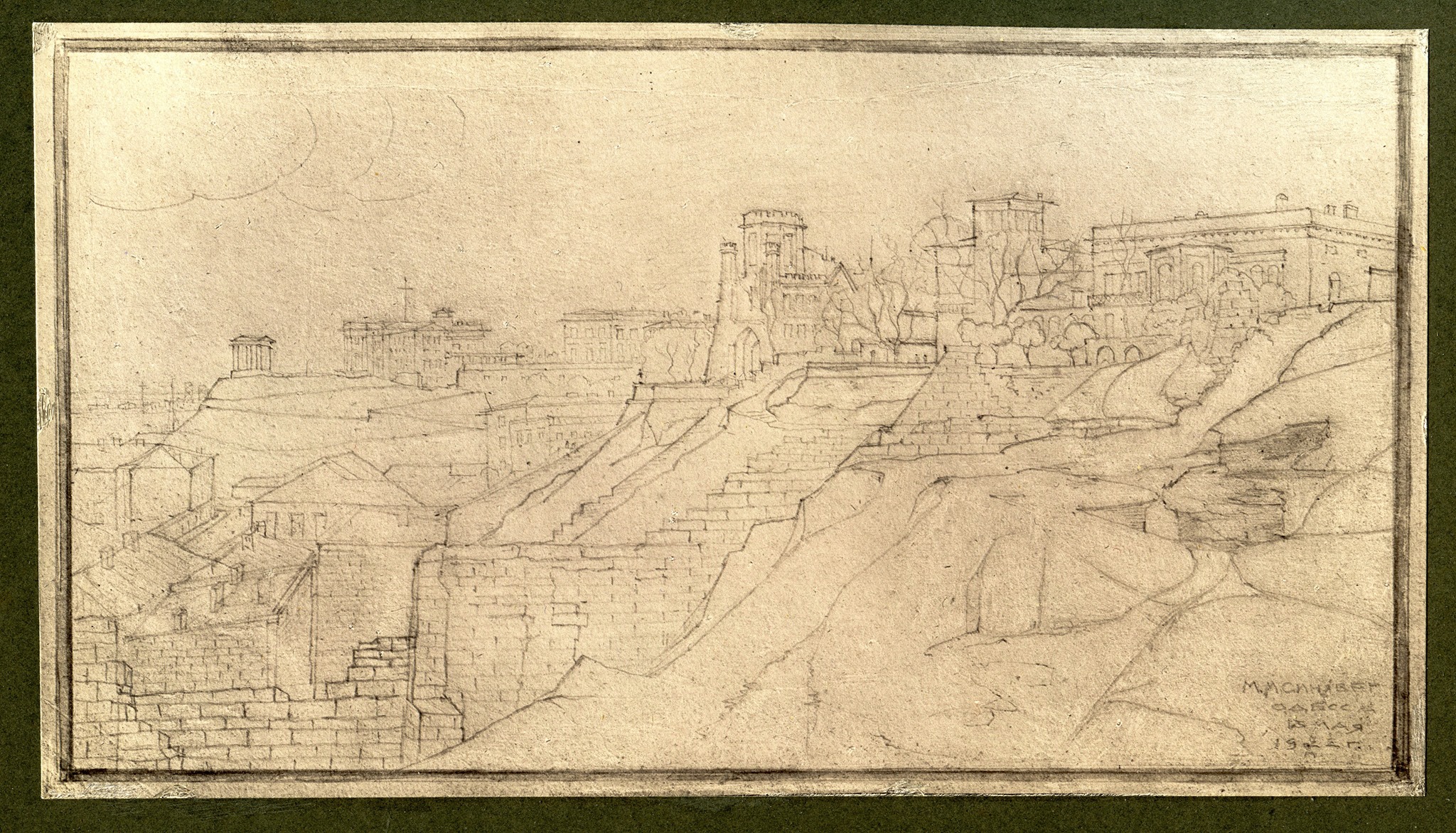 Панорама Одеси (обриви з боку моря)