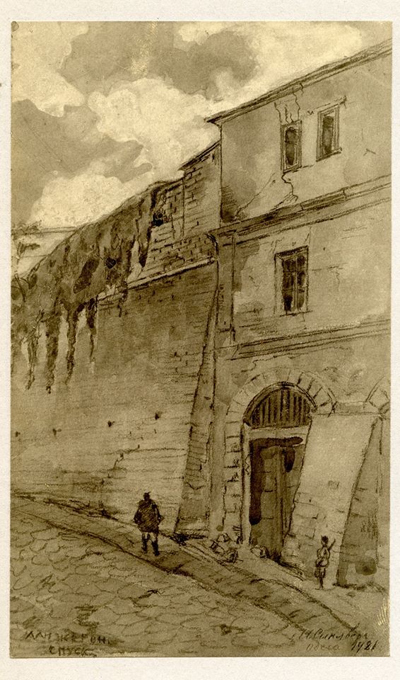 Стіна на спуску на Ланжероні