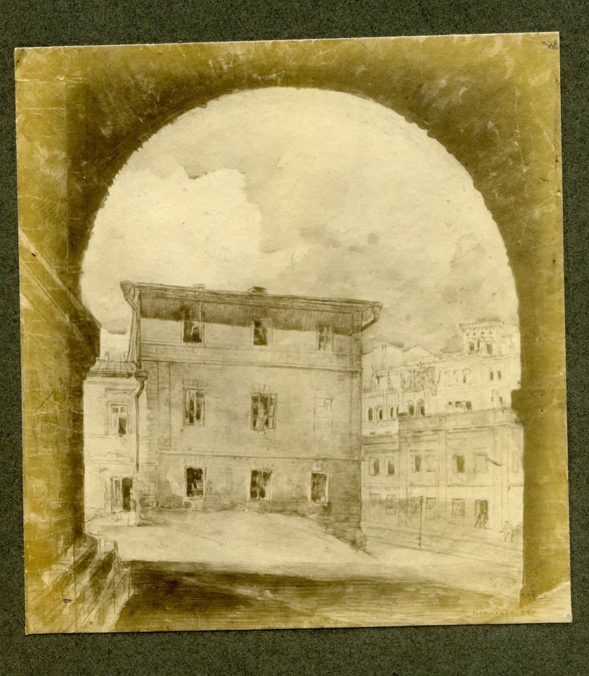 Панорама з-під арки Строганова мосту