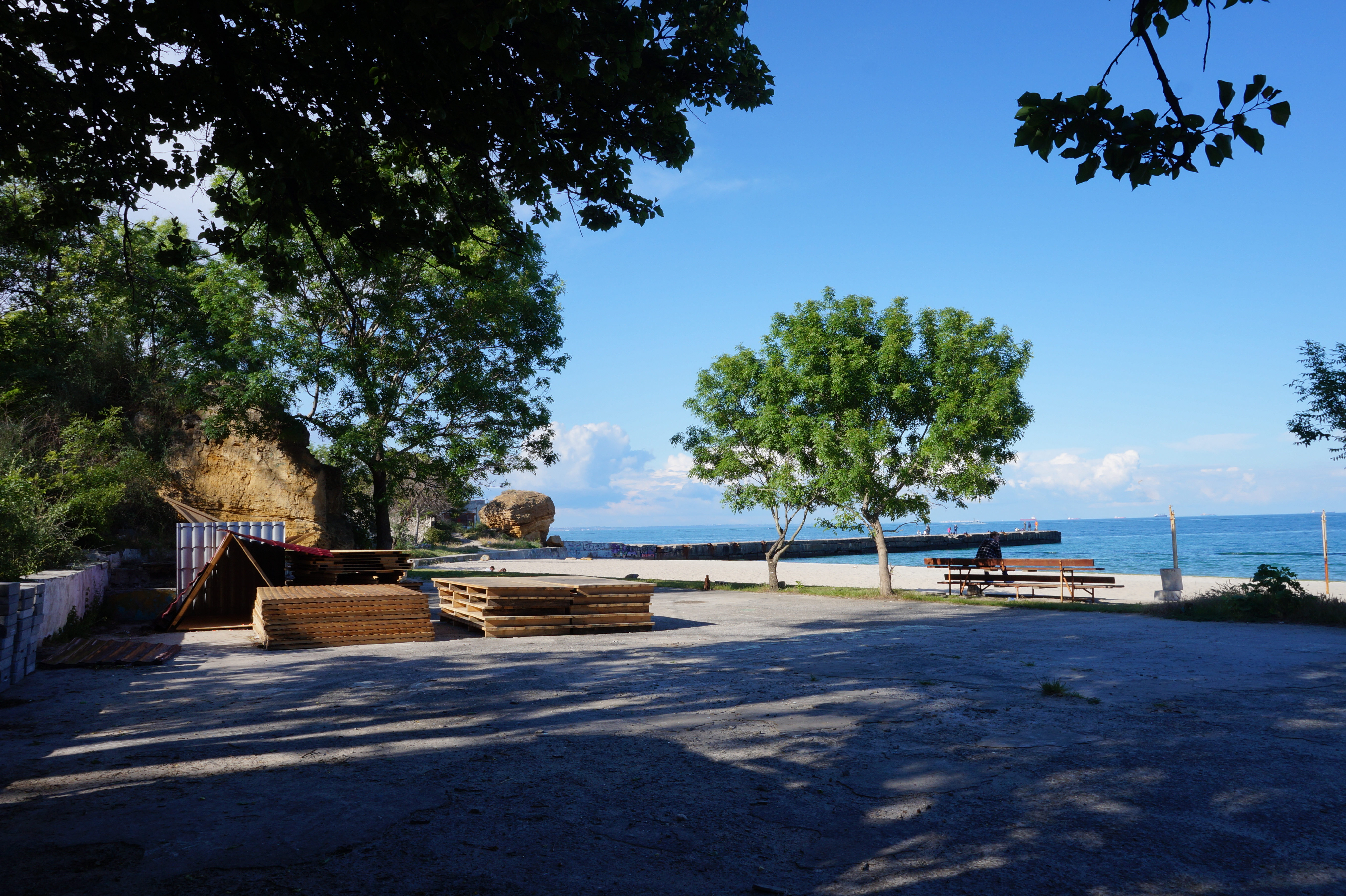 Пляжи Одессы. Фото Александры Дедюлиной