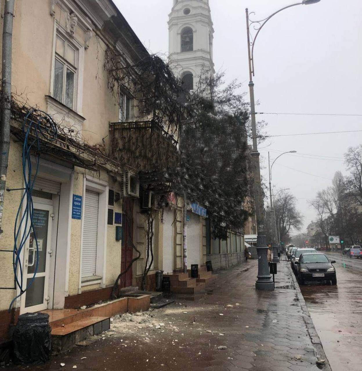 На Преображенской посыпалось очередное здание.