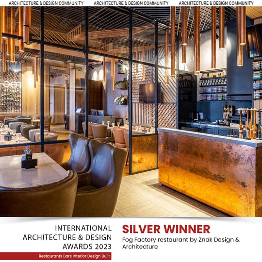 Інтер'єр одеського ресторану отримав престижну нагороду.