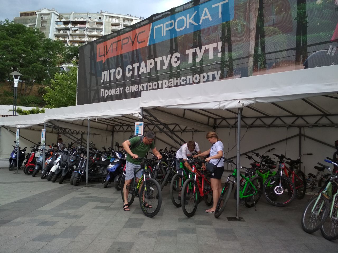Где арендовать велосипед в Одессе. Фото Александры Дедюлиной
