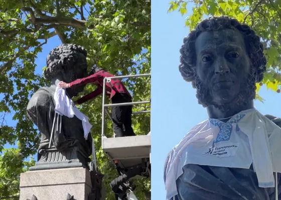 Памятник Пушкину в Одессе.