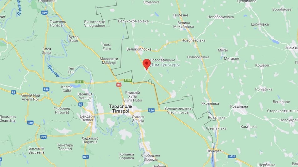 Место развертывания вооружения в ПМР.