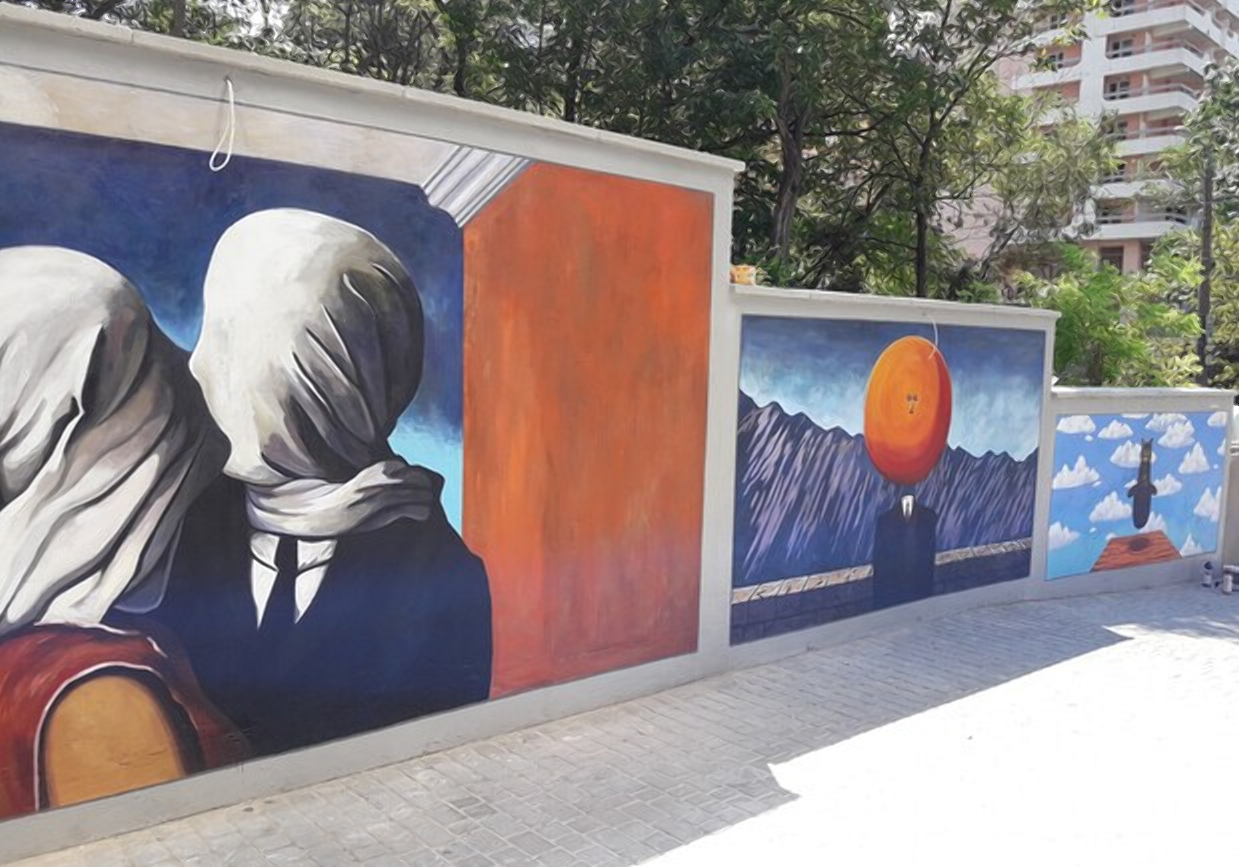 Копии картин Рене Магритта в Одессе.