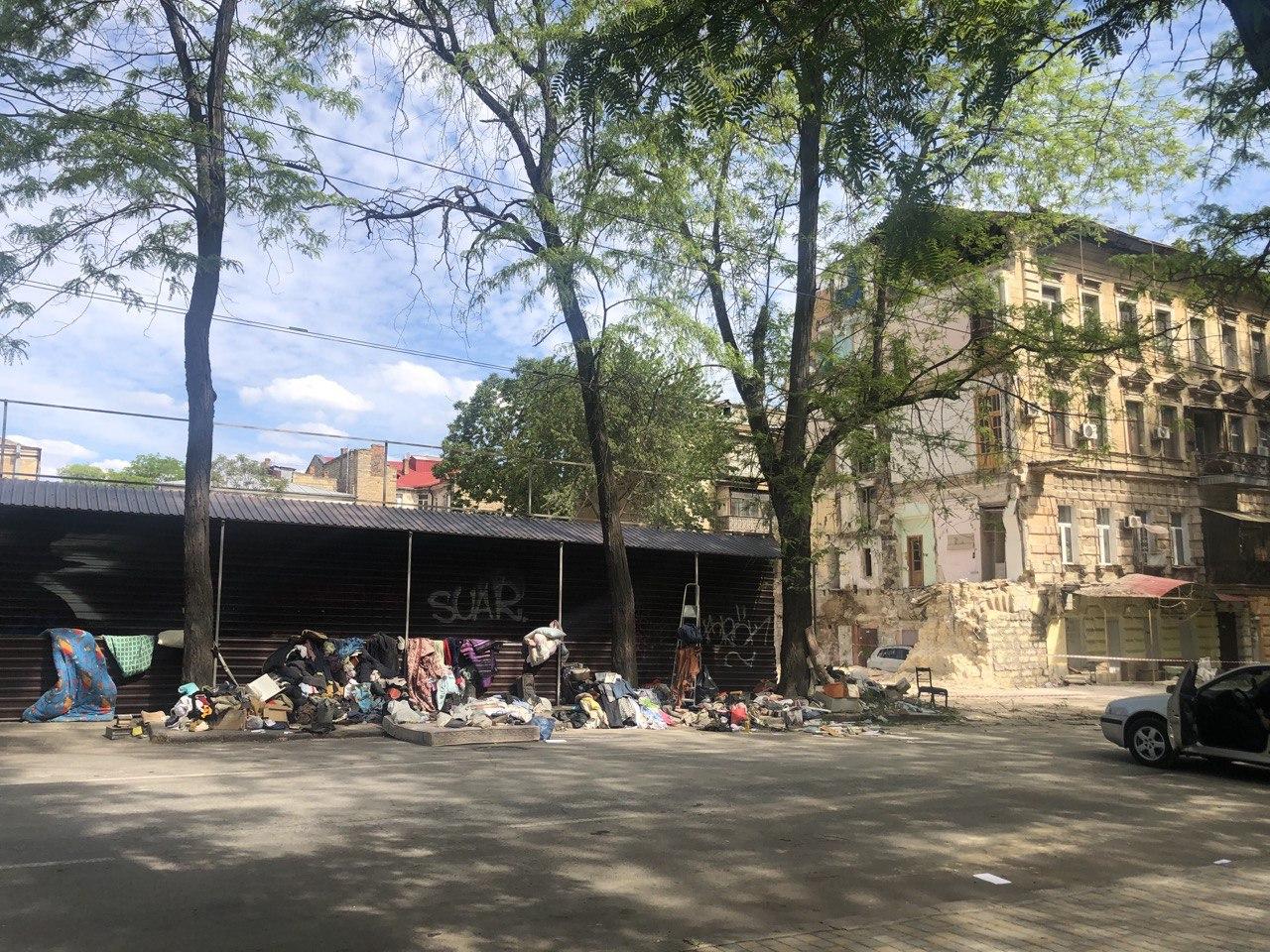 Обрушение на Торговой. Фото Натальи Горецкой