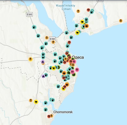 Пункти незламності в Одесі: де можна зарядити телефон та зігрітися (карта).