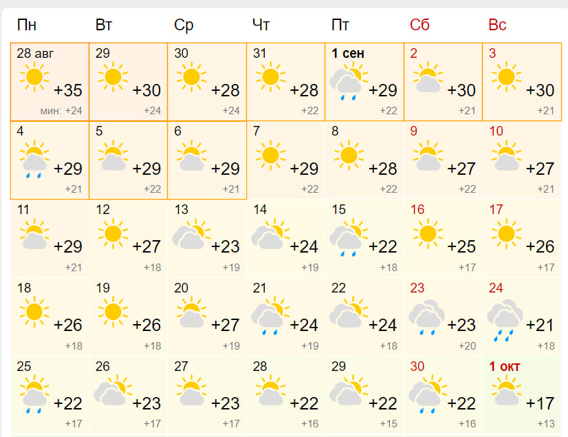 Привет, осень: какая погода ожидает одесситов в сентябре.