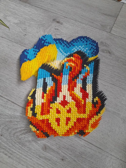 Заняття з модульного орігамі.