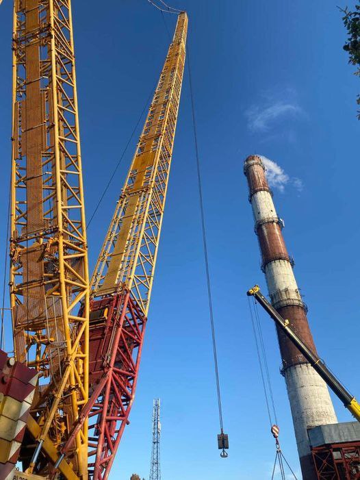 Реконструкція димової труби котельні "Північна-1".