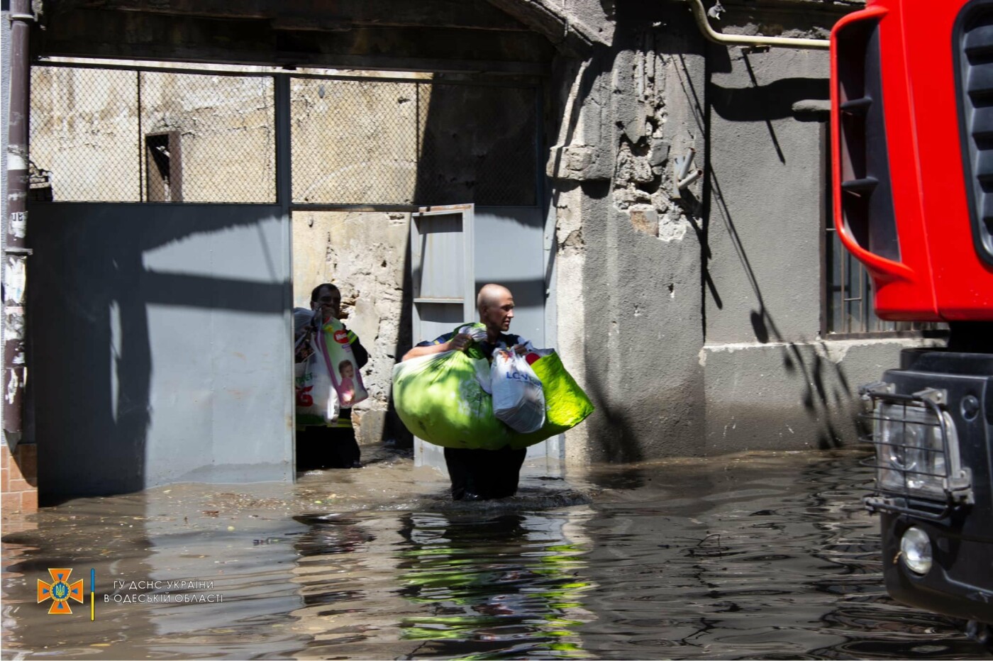 Последствия непогоды в Одесской области. Фото: ГСЧС
