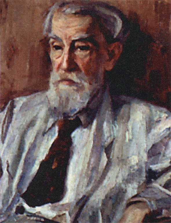 Портрет Олександра Дерибаса роботи Павла Волокидіна. Фрагмент. 1934 рік.