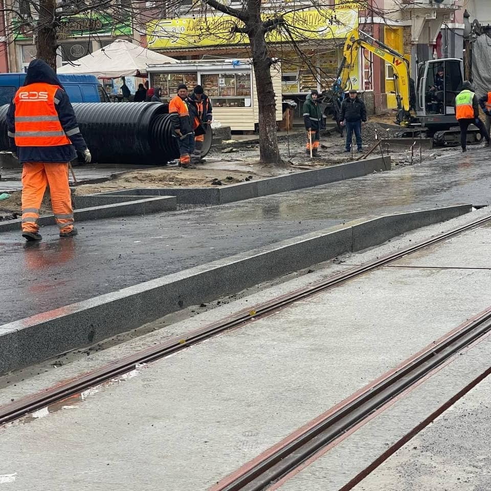 В Одессе появилась остановка "венского" типа.