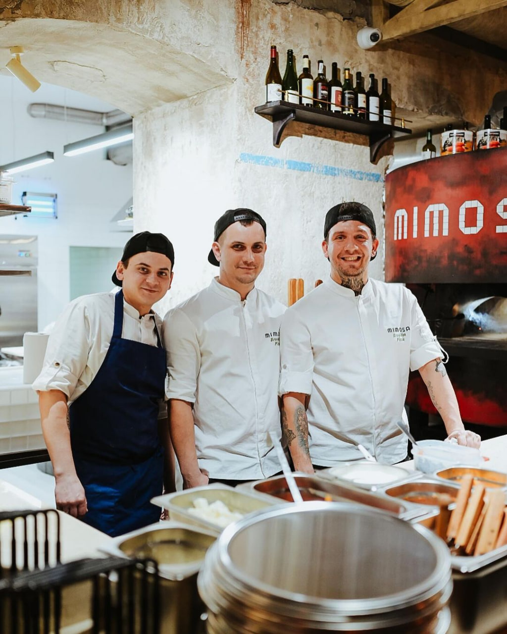 Mimoza Brooklyn Pizza.