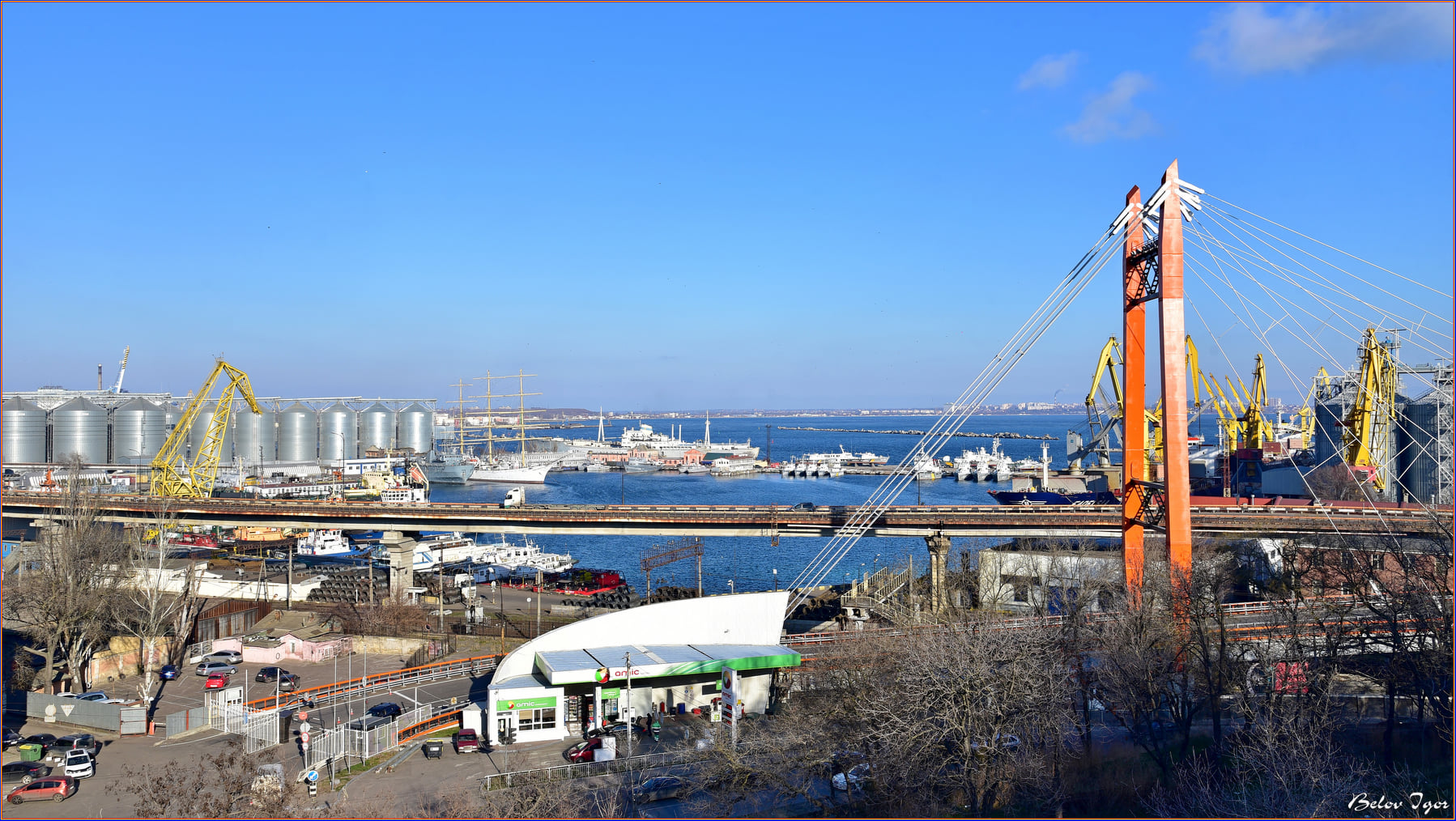 Вид с Тещиного моста.