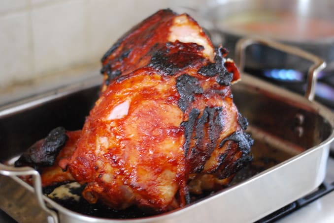 Рождественская ветчина. Фото: cookingpalette.net