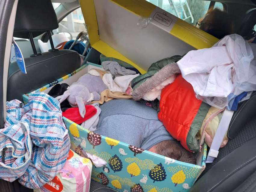 Мужчина пытался попасть в Молдову в бейби-боксе.