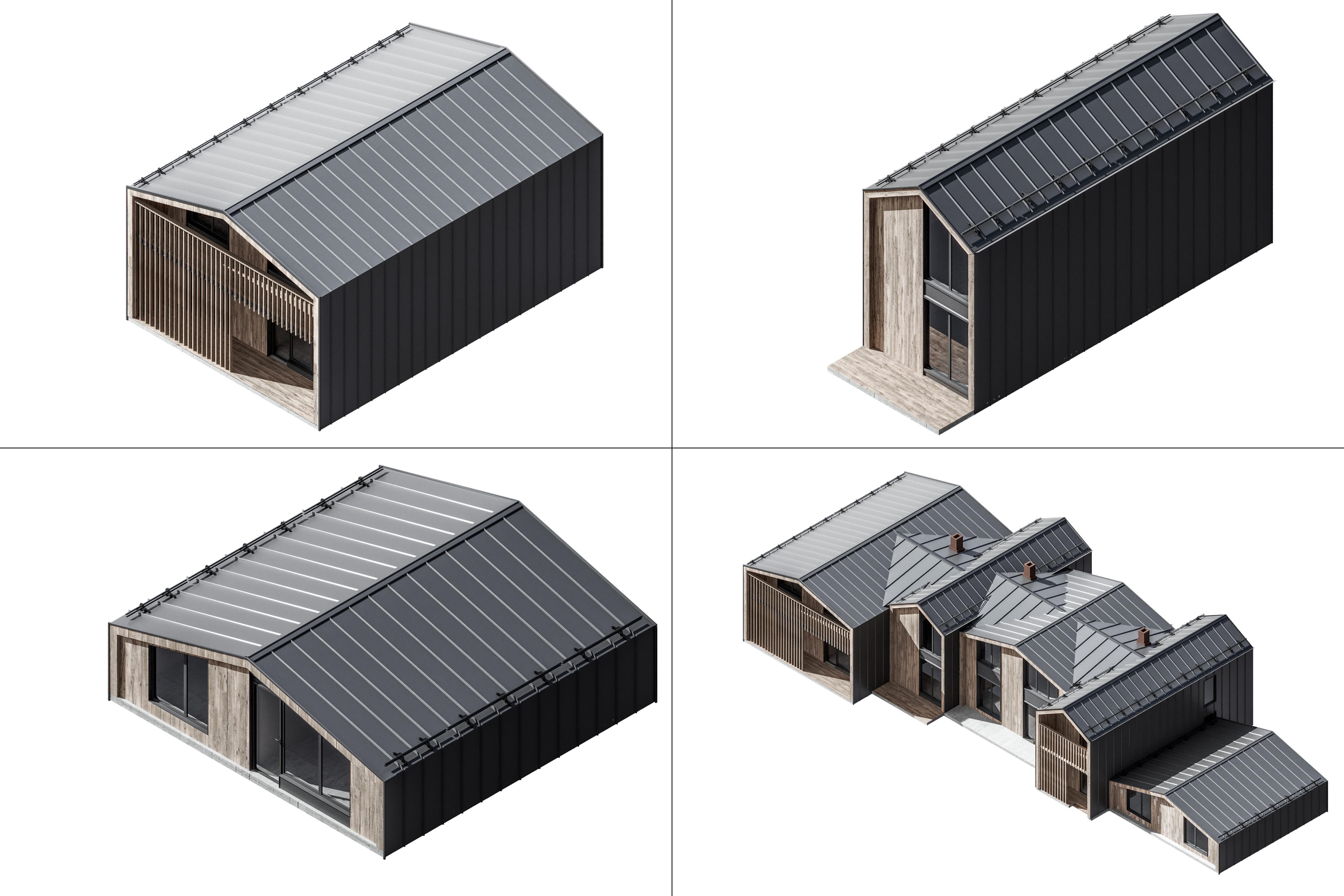 Как выглядят модульные дома.