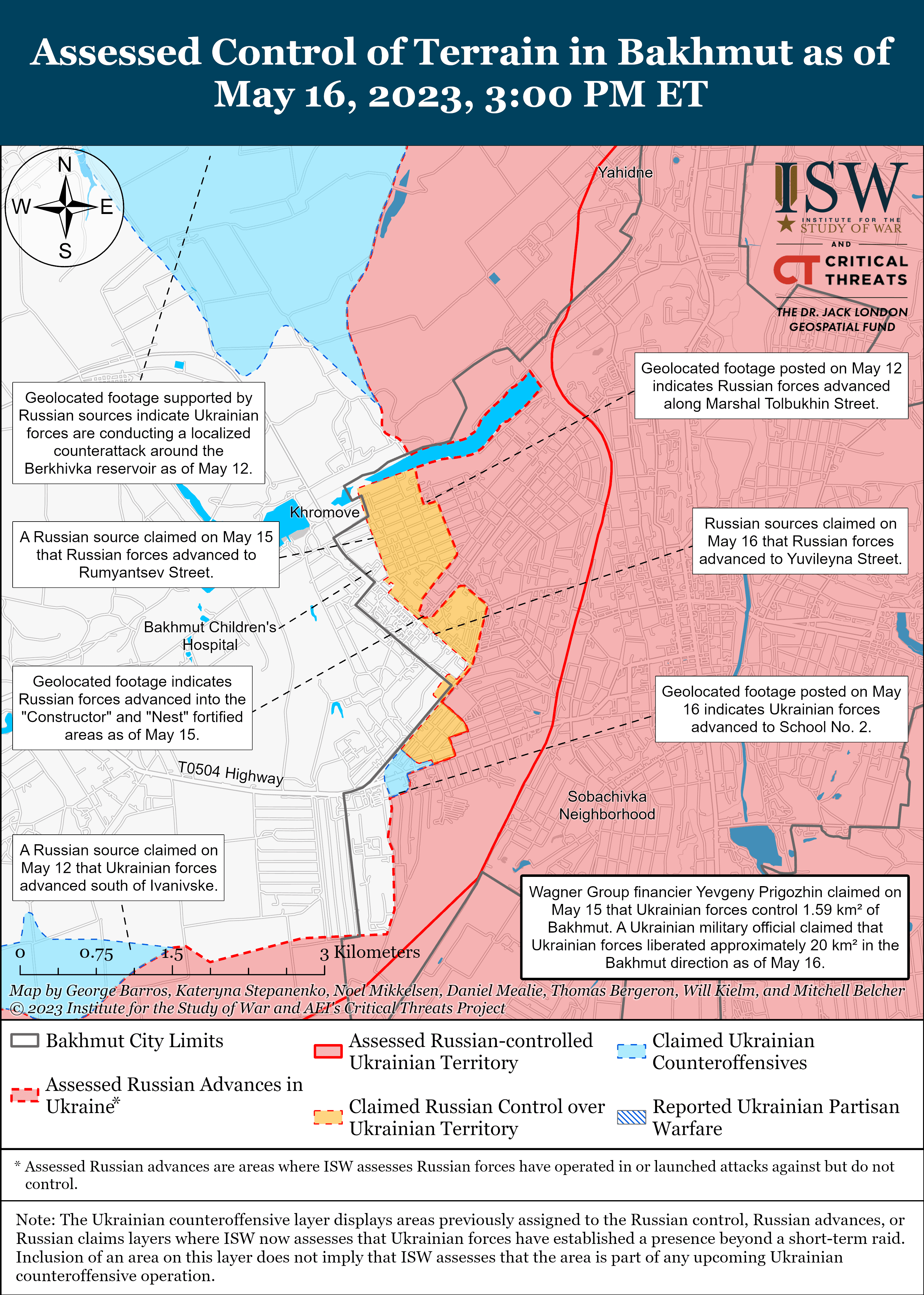 Карта боевых действий в Украине 17 мая.