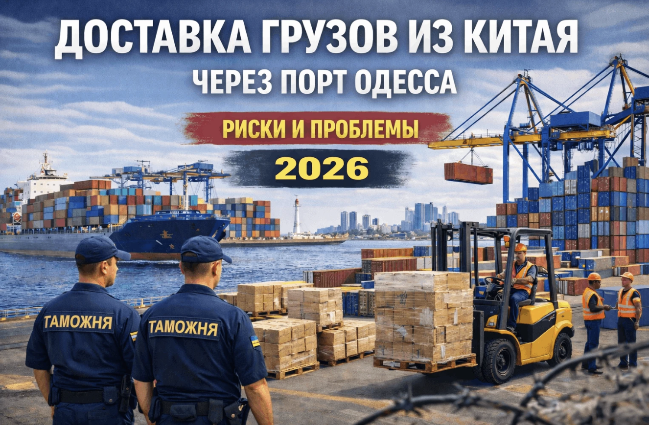 Доставка грузов из Китая через порт Одесса в условиях войны в 2026 году  фото 1