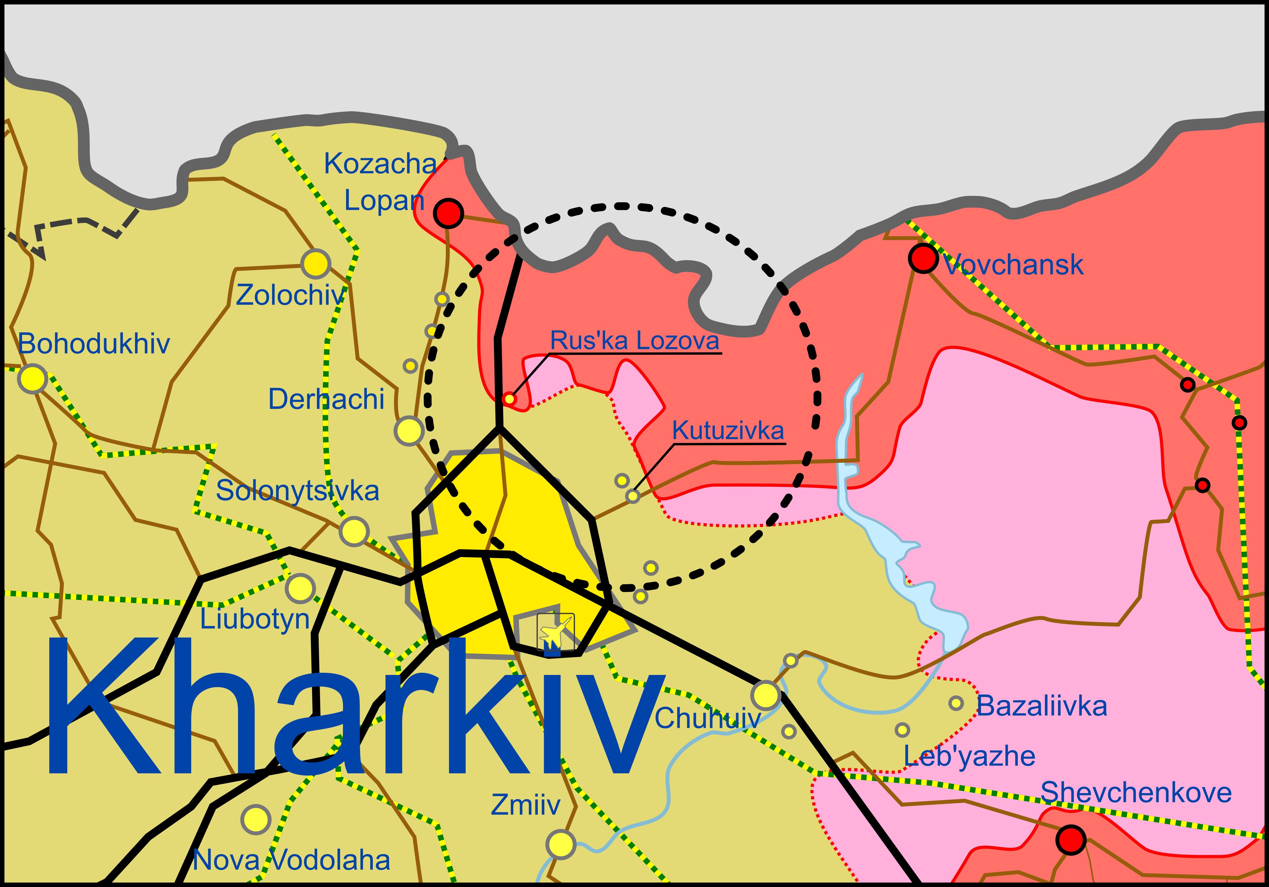 Карта боевых действий в Украине 29 апреля. Фото: twitter.com/War_Mapper