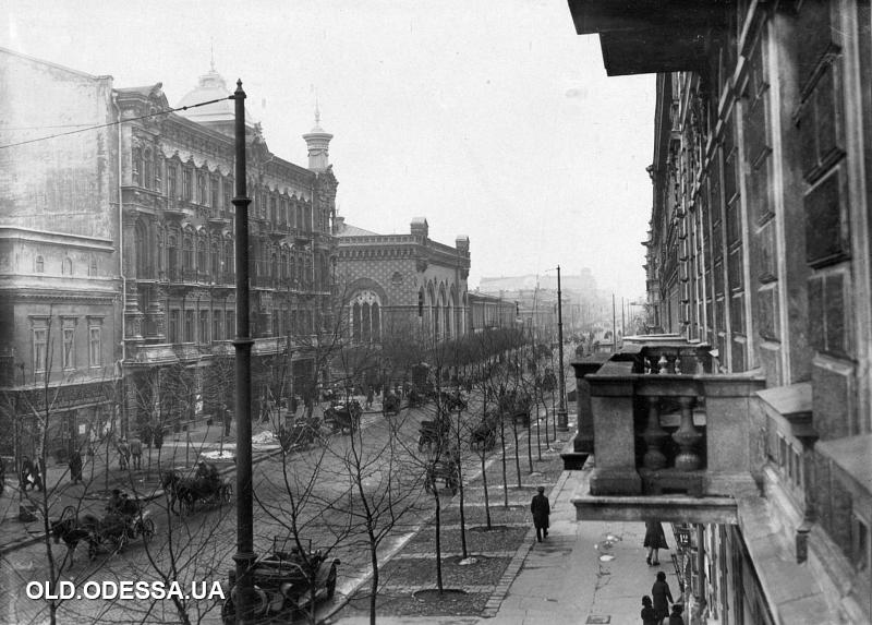 Брусчатка на Пушкинской, 1917-й год. Фото: Old.Odessa