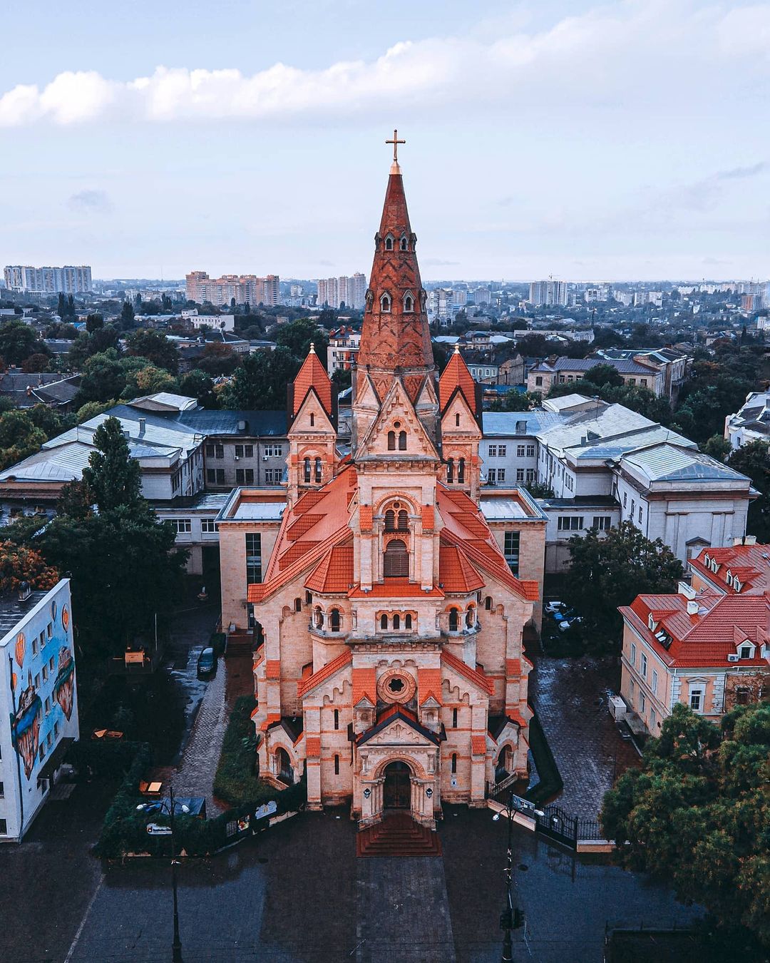 Одесса с высоты птичьего полета.