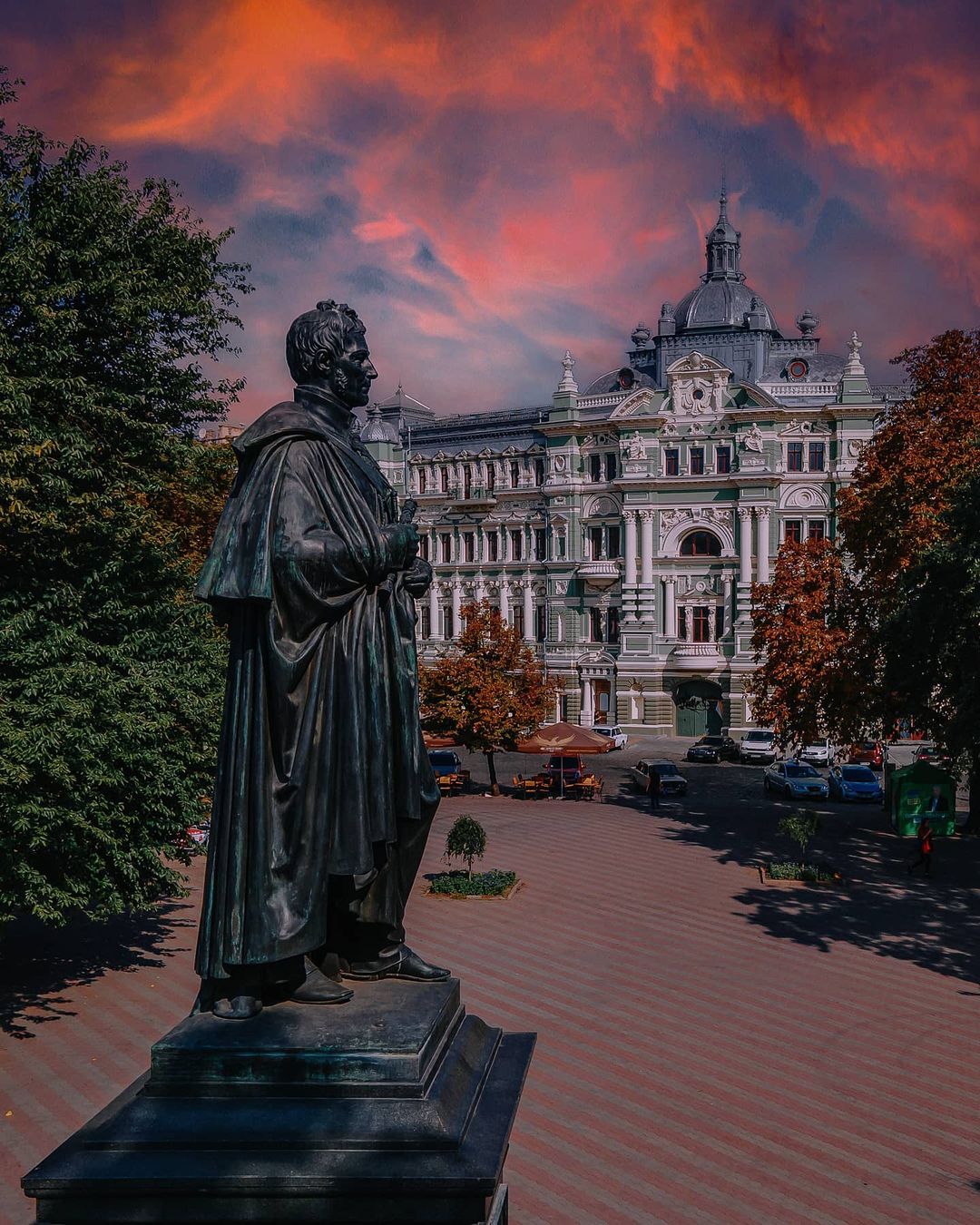 Одесса с высоты птичьего полета.