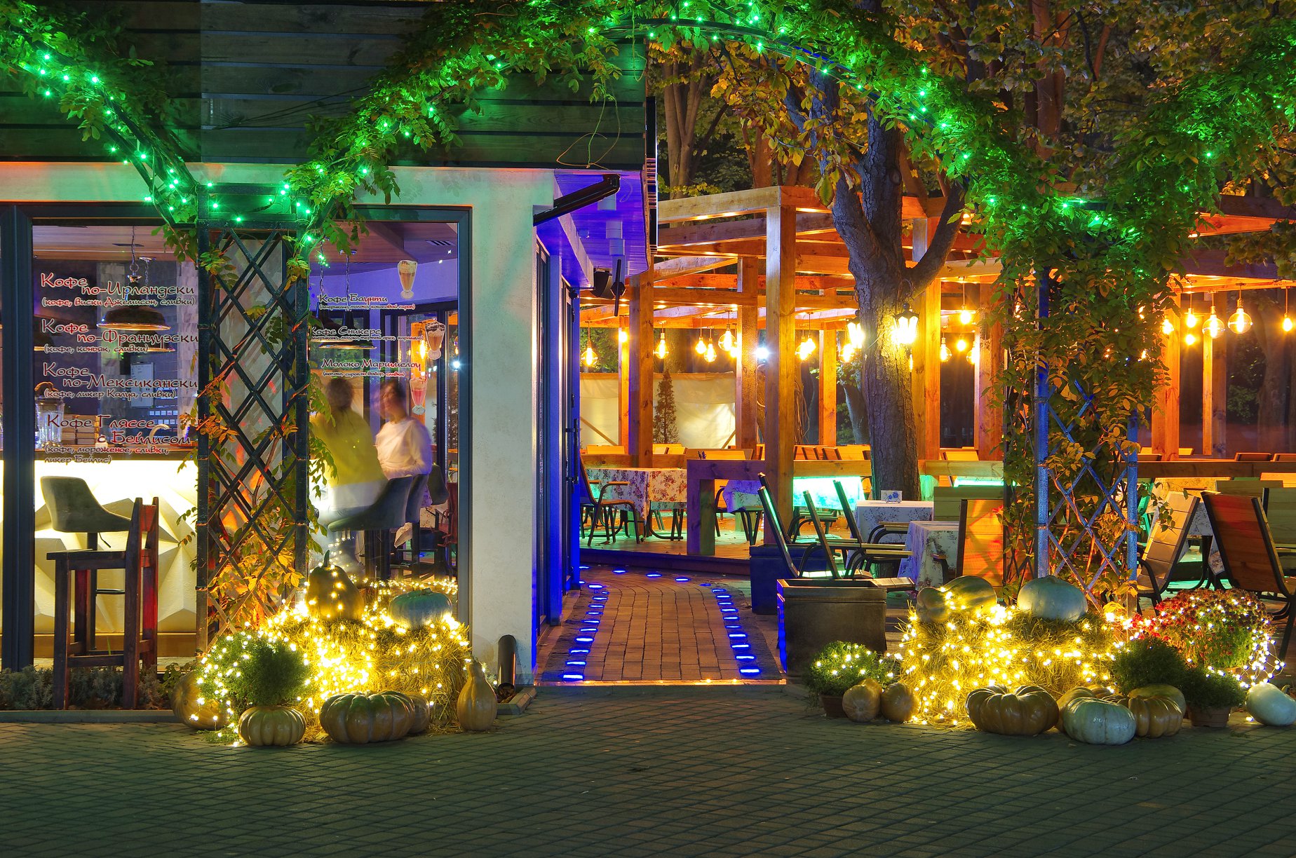 Атмосферный ноябрь: полюбуйся вечерним парком Горького в Одессе