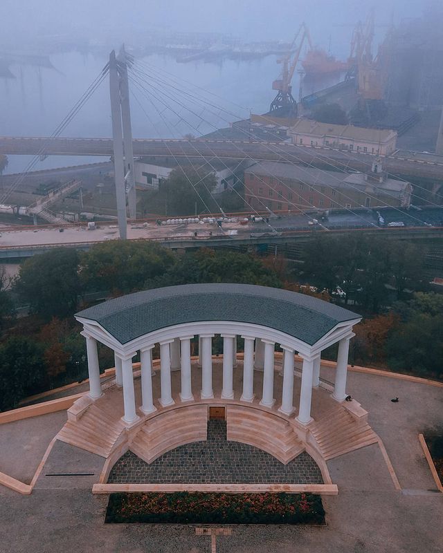 Одесса с высоты птичьего полета.