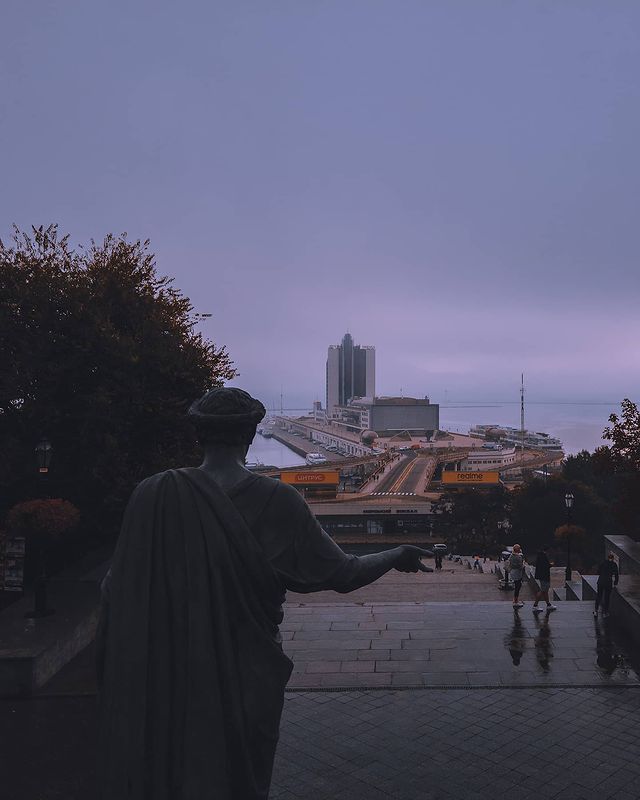 Одесса с высоты птичьего полета.