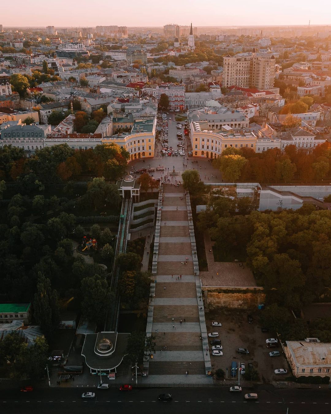 Одесса с высоты птичьего полета.